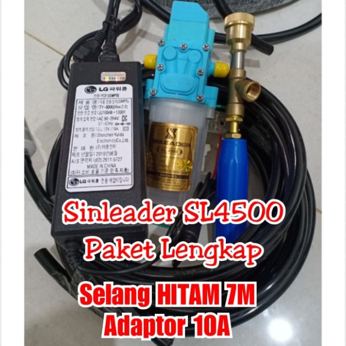 ✅Original Pompa Cuci Motor Pompa Sinleader Selang Hitam Pompa Cuci Ac Motor Bisa Gojek