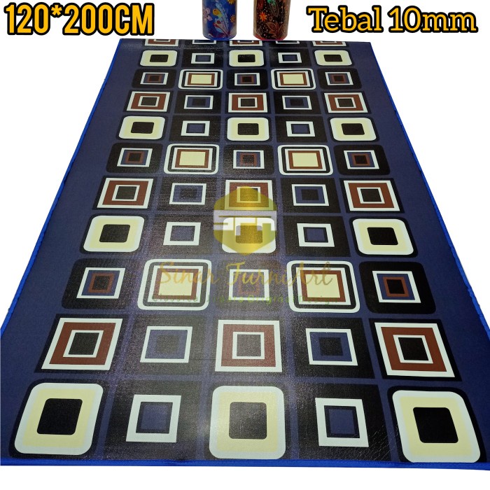 ✅Ready Karpet Spon Tikar Piknik Tebal 10Mm Ukuran 120Cm X 200Cm Terbaru