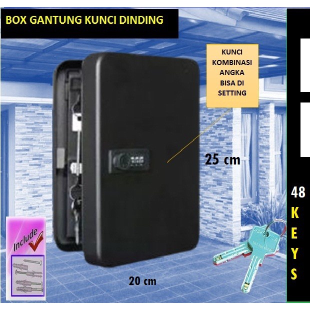 ✅Termurah Tempat Penyimpan Kotak Kunci Isi 48 Kunci Zehn Kc48 Kotak Simpan Kunci Terbaru