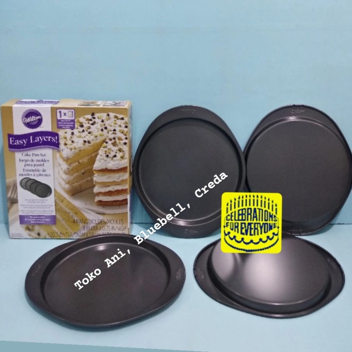 

✅Termurah Wilton Easy Layer Round Pan 8 Inch Set 4 Diskon