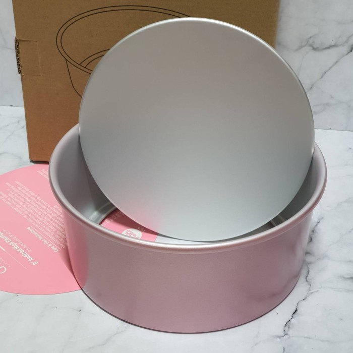 

✅Termurah Chefmade Pink 8 Inch Deep Round Baking Pan Loose Base / Loyang Kue Bisa Sameday