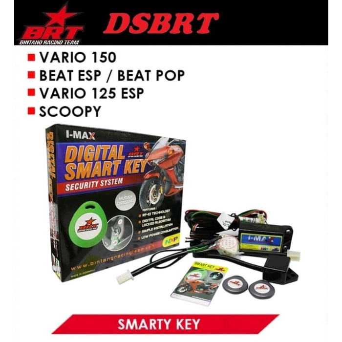 Alarm Motor Smartkey Brt Beat Pop Street Scoopy Vario 125 150 Esp