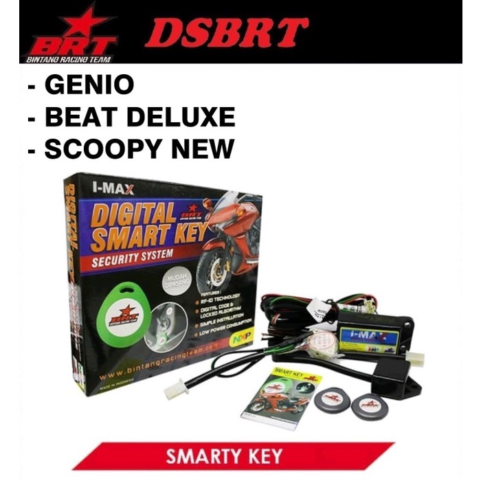 Alarm Motor Smart Key Brt Anti Maling Genio Beat Deluxe Scoopy New Esp