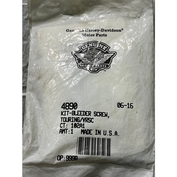 ✅Ori Kit-Bleeder Screw Touring Hd #4890 Berkualitas