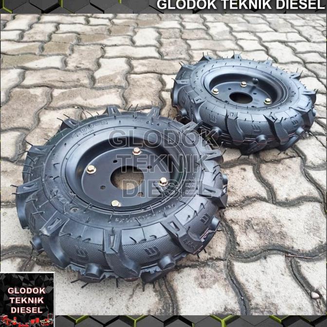 Roda Karet Mesin Traktor Bajak Sawah Cultivator Matsumoto Original