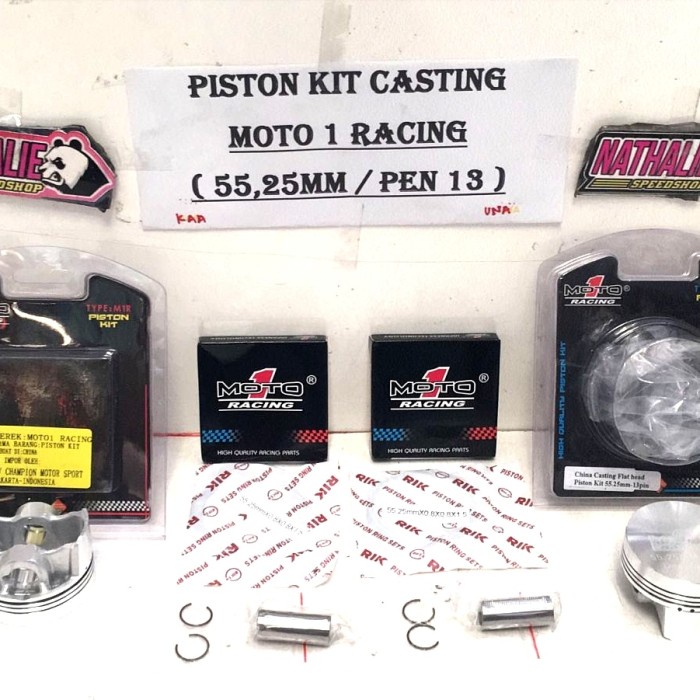 ✨Ori Piston Seher Moto 1 Racing Casting 5525Mm/Pen 13 Berkualitas