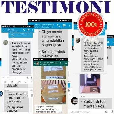

Mesin Stempel Warna 6 Lampu