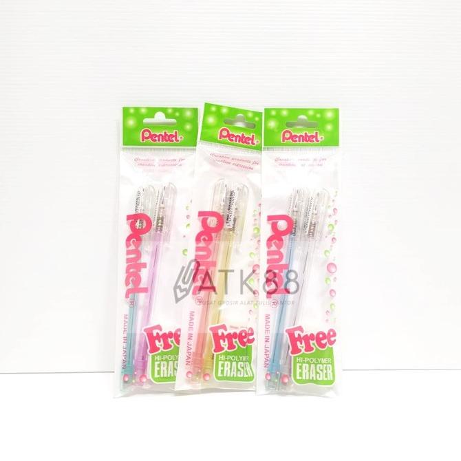 

BISA COD Pensil Mekanik Pentel Caplet 0.5 (isi 2) Free Eraser TERMURAH