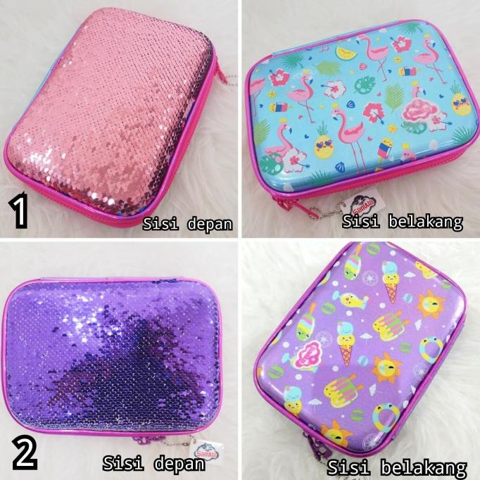 

Sale Now Kotak Tempat Pensil Hardtop Sequin Smiggle Sanwq Pencil Case Terbaik