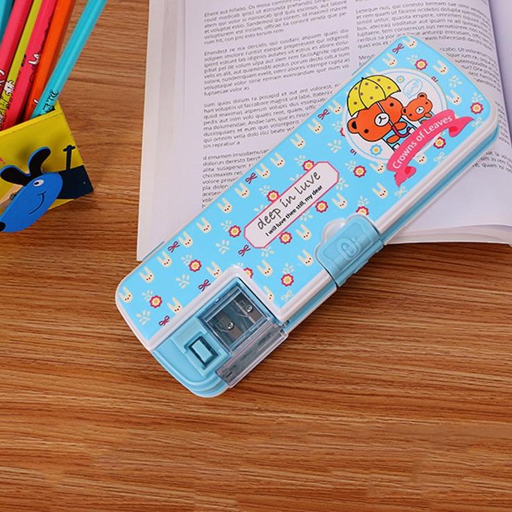 

MURAH Kotak Pensil Pvc deep in love Pencil Case / Tempat Alat Tulis SK0005 COD