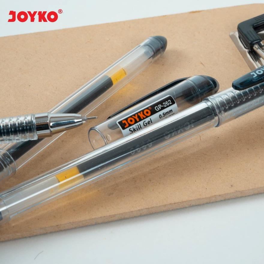 

TERLARIS Pena Joyko GP-262 / Skill Gel/ 0.5 mm Hitam (Harga Per 12pcs) PROMO TERMURAH