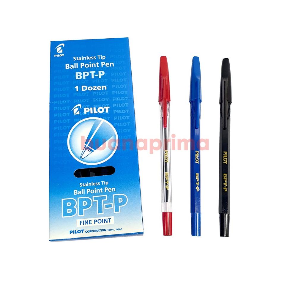 

TERLARIS Pulpen Pilot BPTP isi 12 pcs Pen Ballpoint Hitam Biru Merah BPT-P Bolpen Bolpoin SALE