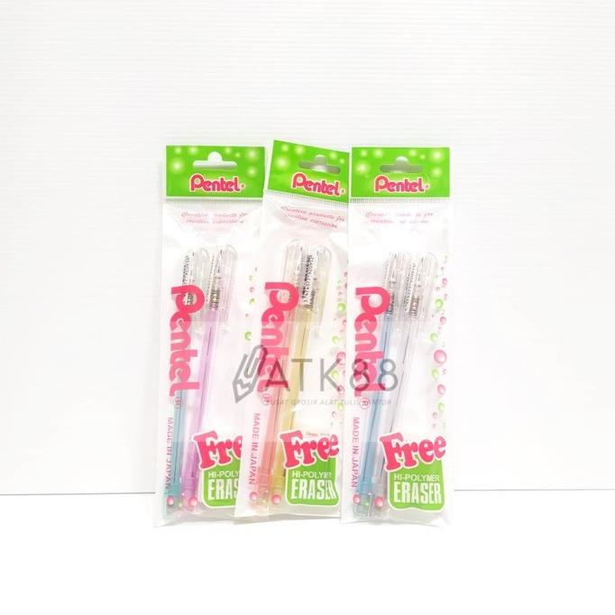 

MURAH Pensil Mekanik Pentel Caplet 0.5 (isi 2) Free Eraser PROMO SPECIAL