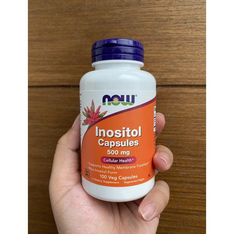 NOW FOODS INOSITOL CAPSULES 500 MG 100 VEGETARIAN CAPSULES