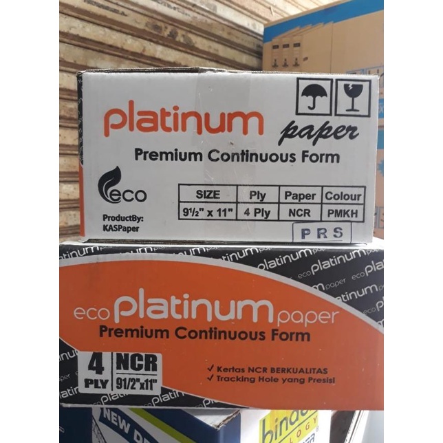 

Continuous Form Uk. 9,5 x 11/2 Inch, 4 Ply PRS (bagi 2) Merk Platinum |Top|Best