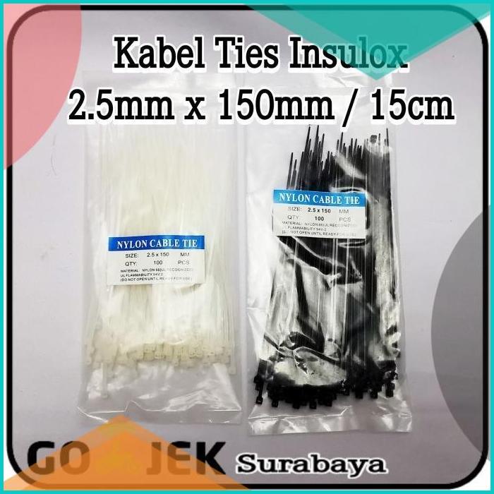 

Insulox / Kabel Ties 150mm / 15cm 20JVLZ3 accessories perkaka