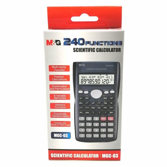 

Calculator M&G Scientifific Mgc-03 Kode 1113