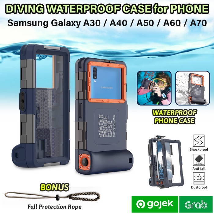 Promo Samsung Galaxy A30 A40 A50 A60 A70 Waterproof Case Hp Diving Anti Air