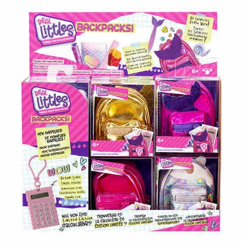 

Real Littles Micro Backpacks with 6 Surprise Stationary - Original