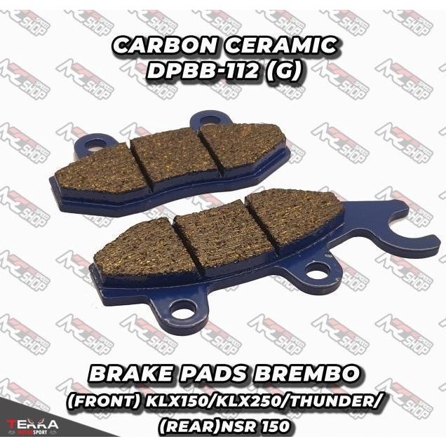 ✨Original Kampas Rem Brembo Depan Klx / Klx 250 / Thunder Diskon