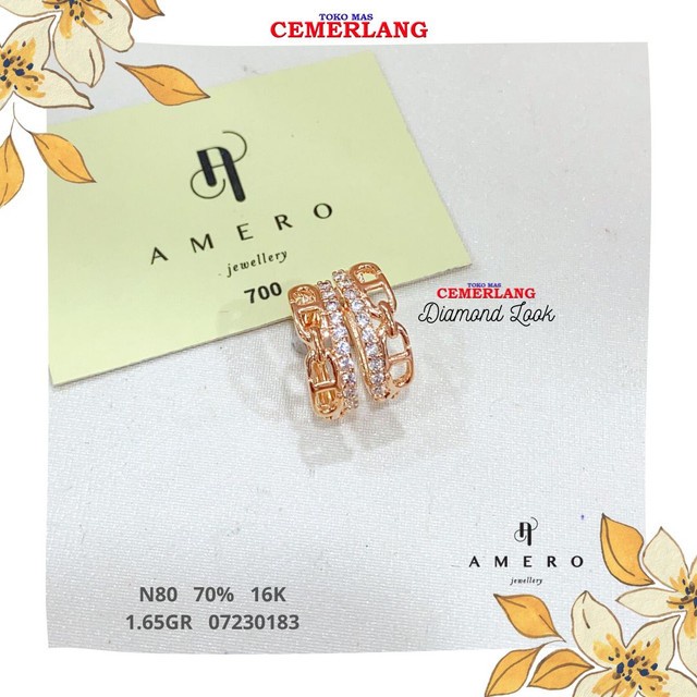 ✨Termurah Anting Amero 700 16K 1.65 07230183 Bisa Sameday