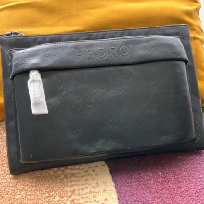 ✨Original Tas Tangan Clutch Pouch Pedro Pria Belum Pernah Pakai Terbatas