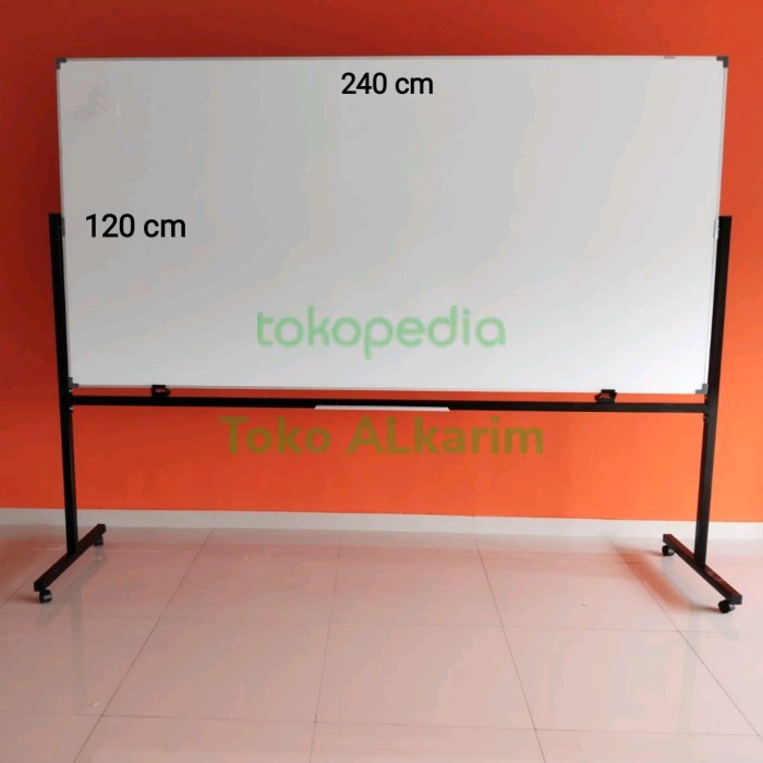 

✨Sale Whiteboard 120 X 240 Cm Papan Tulis Kaki Bisa Sameday