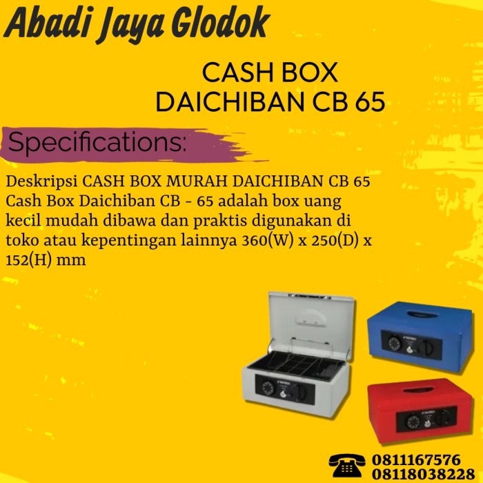 

✨Sale Cash Box Daichiban Cb 65 Limited