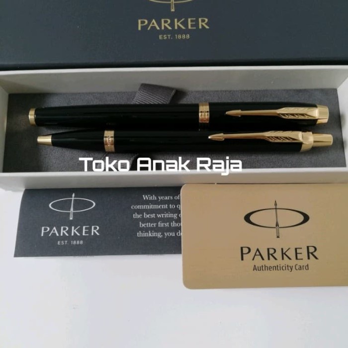

✨Sale Paket 1 Klik:1 Pc Im New Lux Black Gt Ballpoint1 Pc Rollerball Diskon