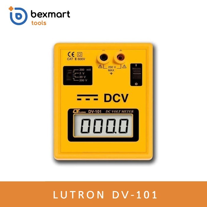 ✨Original Lutron Dv-101 Dc Volt Meter/Dv101 Terbaru