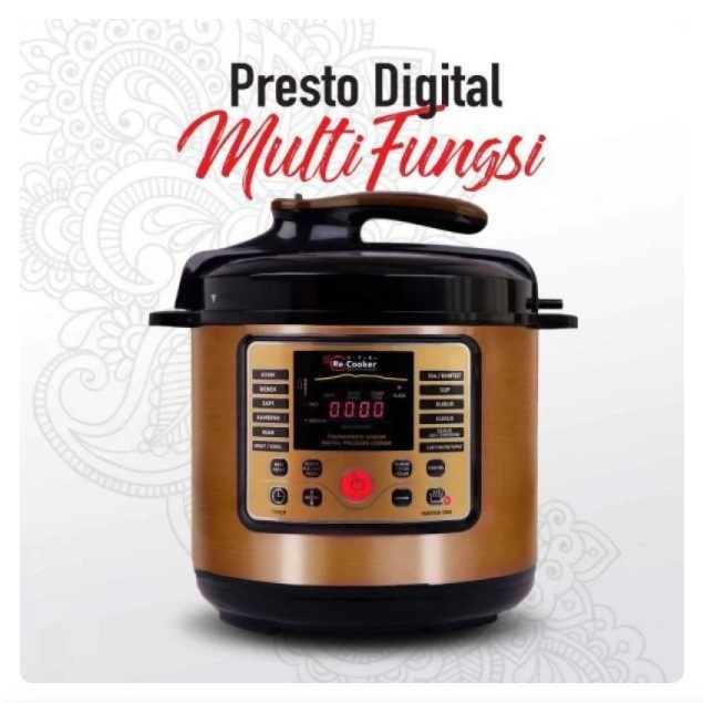 ✨Ori Rb Re Cooker Rp608 Presto Digital Multi Fungsi Bisa Sameday