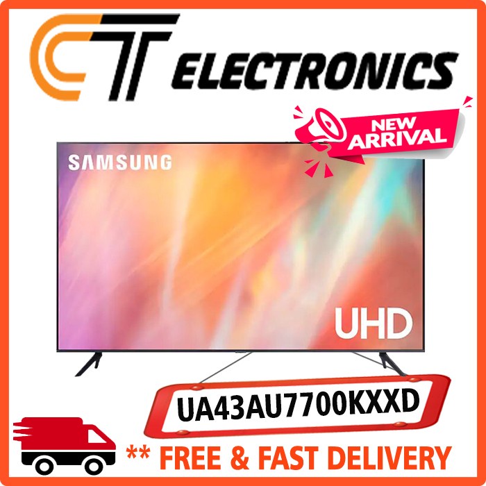 ✨Ori Samsung 43 Inch Ua43Au7700Kxxd Crystal Uhd Smart 43Au7700 Ua43Au7700 Limited