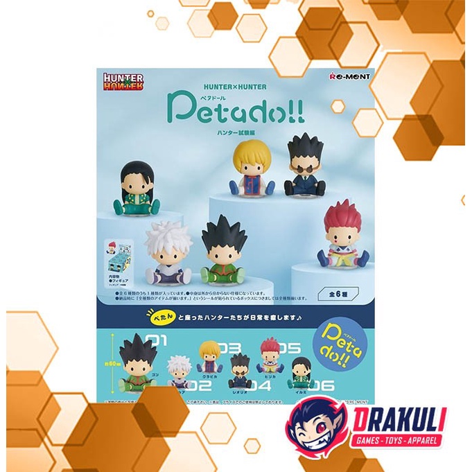 ✨New Ori Toys Re-Ment Hunter X Hunter Petadoll Set Of 6 Diskon