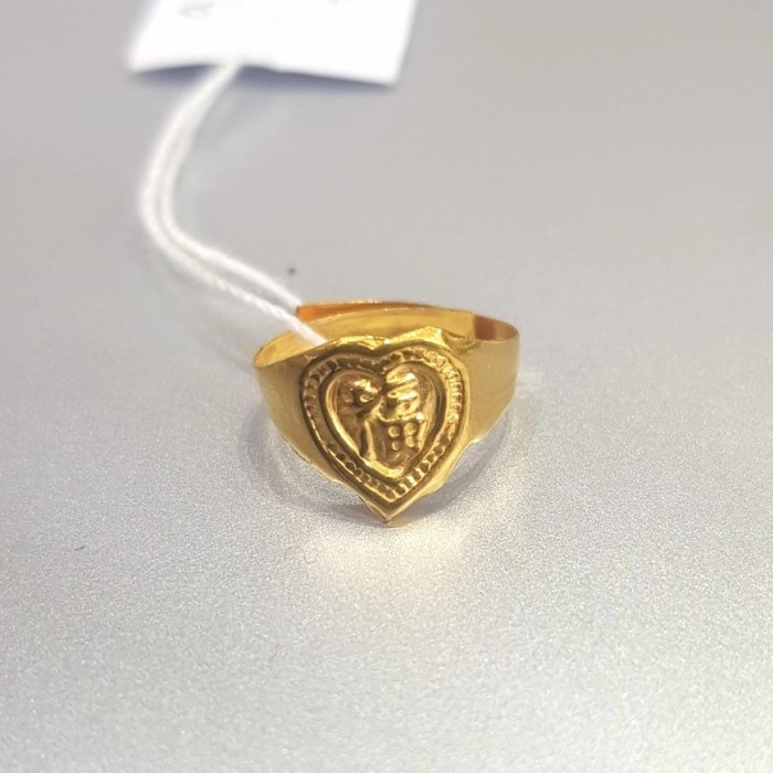 ✨Ori Cincin Emas Baby Bayi Anak Fu Hati Love Terbaru