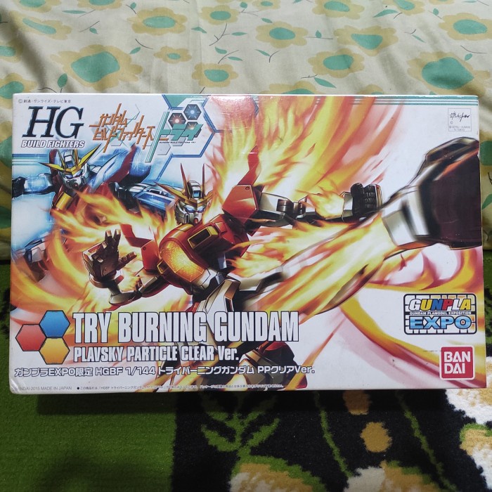 ✨New Hg Try Burning Gundam Plavsky Particle Clear Ver 1/144 By Bandai Limited