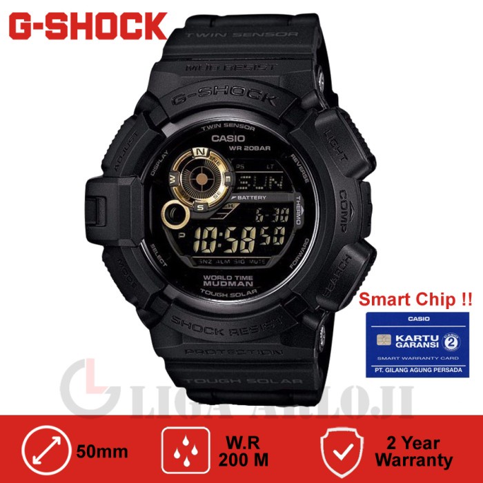 ✨New Ori Casio G-Shock G-9300Gb-1Dr - Jam Tangan Pria Gshock G9300Gb G-9300Gb-1 Terbatas
