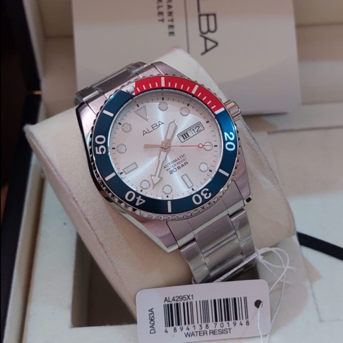 ✅Sale Jam Tangan Pria Alba Al4295X1 Al4295 Automatic Terbaru Original Bisa Gojek