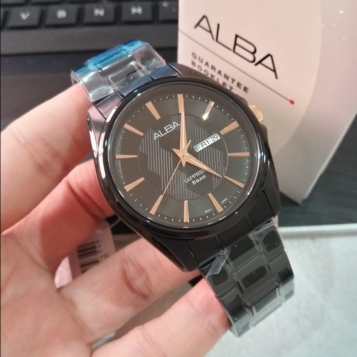 ✅Ready Alba Black Sapphire Aj6093X1 Jam Tangan Pria Ori Limited