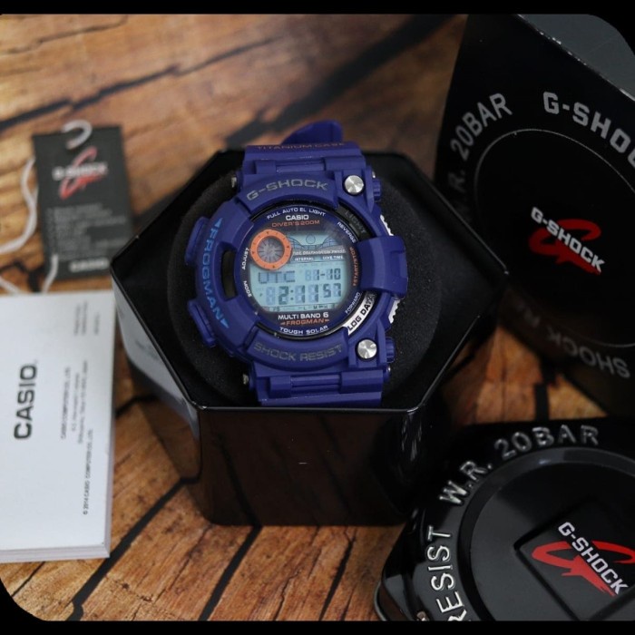 ✅Ready Jam Tangan Gshock Original Digital Biru Diskon