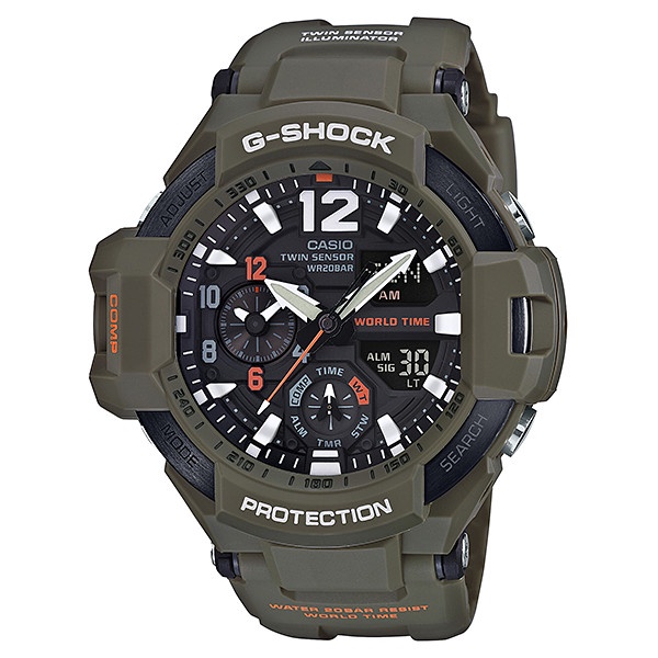 ✅Ready Jam Tangan Casio G-Shock Gravitymaster Ga-1100Kh-3Adr Original Terbaru