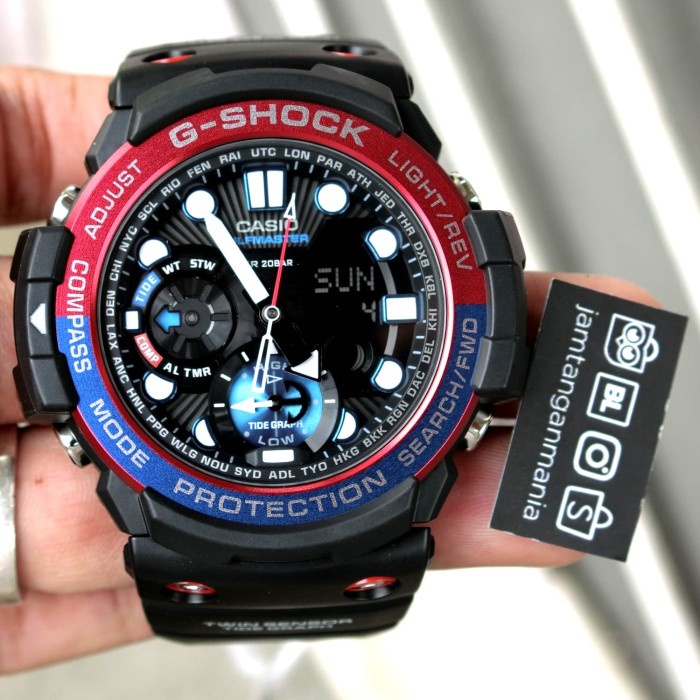 ✅Ready Jam Tangan Casio G-Shock Gulfmaster Gn-1000-1Adr Twin Sensor Original Berkualitas