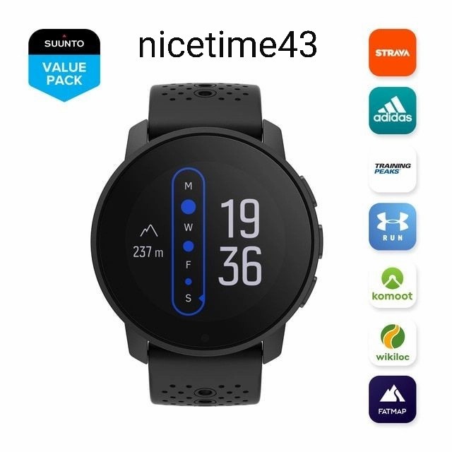 ✅Ori Jam Tangan Suunto 9 Peak Original All Black Bisa Sameday