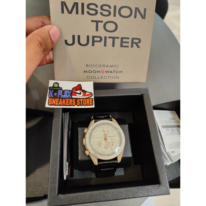 ✅New Swatch X Omega Mission To Jupiter Bisa Gojek