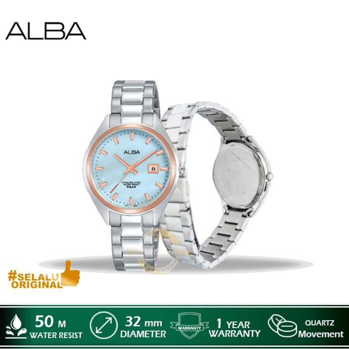 ✅New Jam Tangan Ladies Alba Ah7Q10X1 Ah7Q10 Original Bisa Gojek