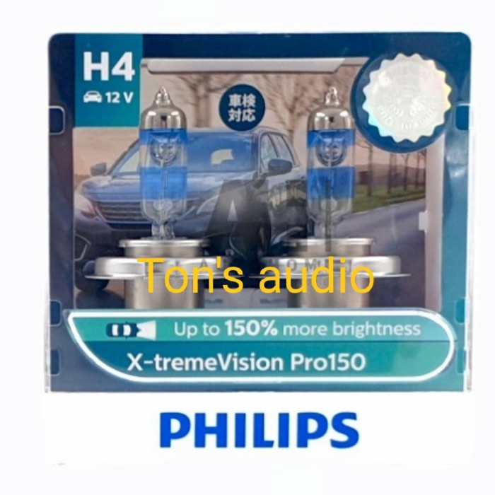 Cod Bohlam Lampu Philips Ori H4 Extreme Vision Kode Hm059