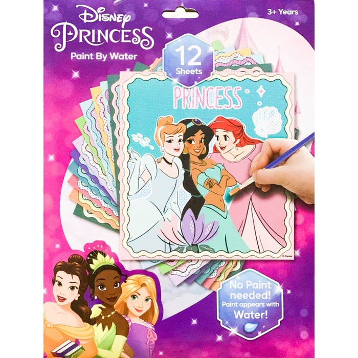 

Disney Princess Paint By Water Mess Free No Paint Needed