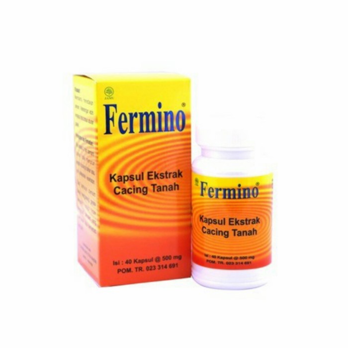 Promo Fermino Kapsul Ekstrak Cacing Tanah 40 Kapsul Obat Tifus Terbaru