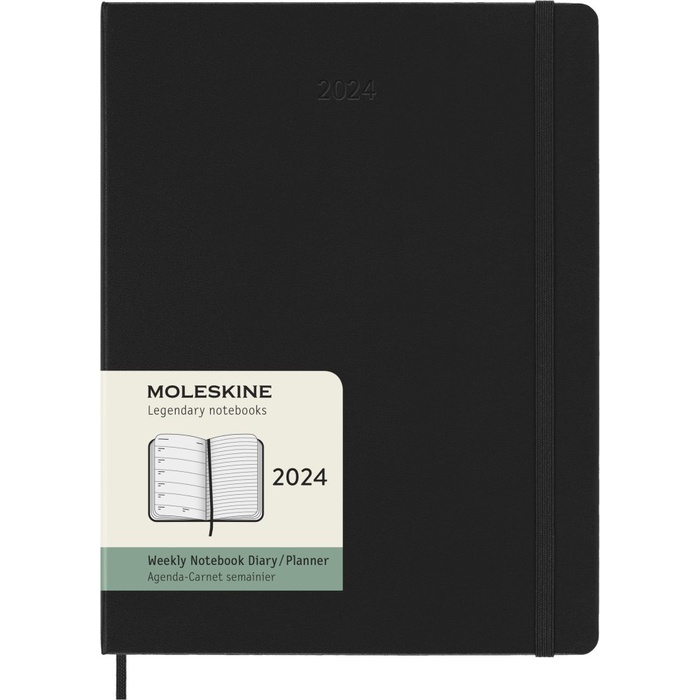 

Promo Moleskine 2024 Weekly Planner/Agenda/Journal - Hardcover Edition