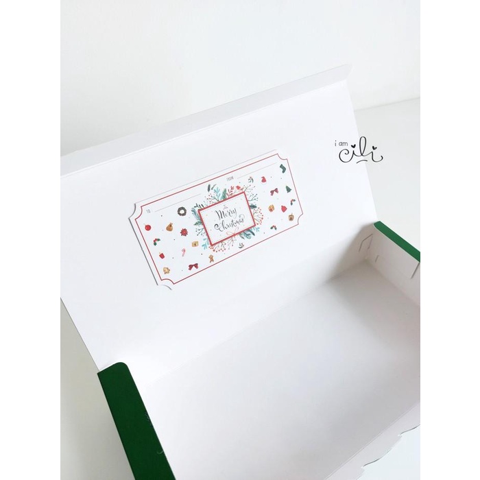 

Kotak / Box / Dus / Kotak Kue Kado Natal 24 X 11.5 X 5 Per 10 Pcs 019