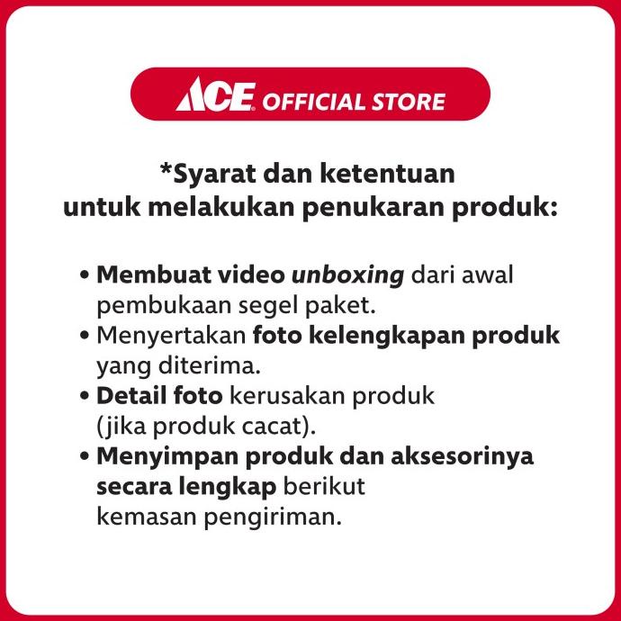 Ace - Ace Payung Auto Open - Transparan